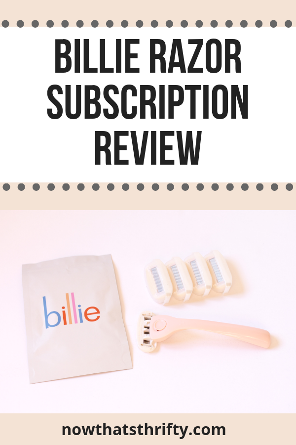 Billie Razor Subscription Review Now That's Thrifty!
