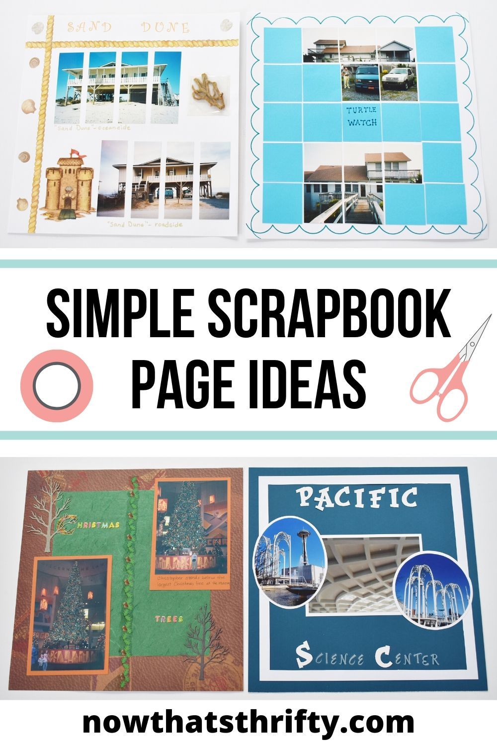 Simple Scrapbook Page Ideas - Now That's Thrifty!